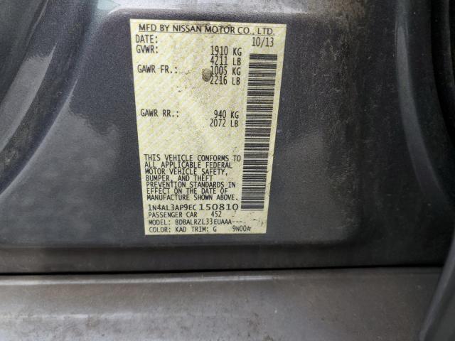 VIN 1N4AL3AP9EC150810 2014 Nissan Altima, 2.5 no.13