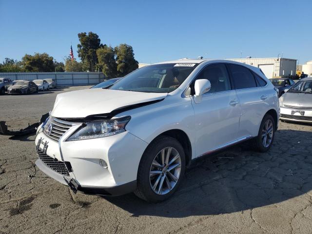 LEXUS RX 450H 2014 white  hybrid engine JTJZB1BA3E2414296 photo #1