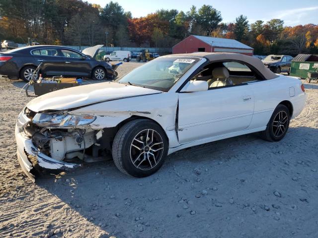 TOYOTA CAMRY SOLA 2001 white  gas 2T1FF28P61C474810 photo #1