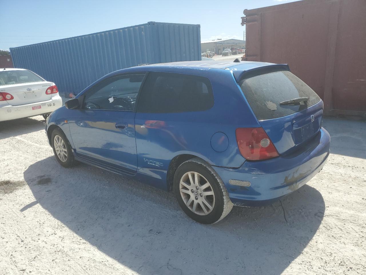 HONDA CIVIC SI 2003 blue  gas SHHEP33513U405380 photo #3