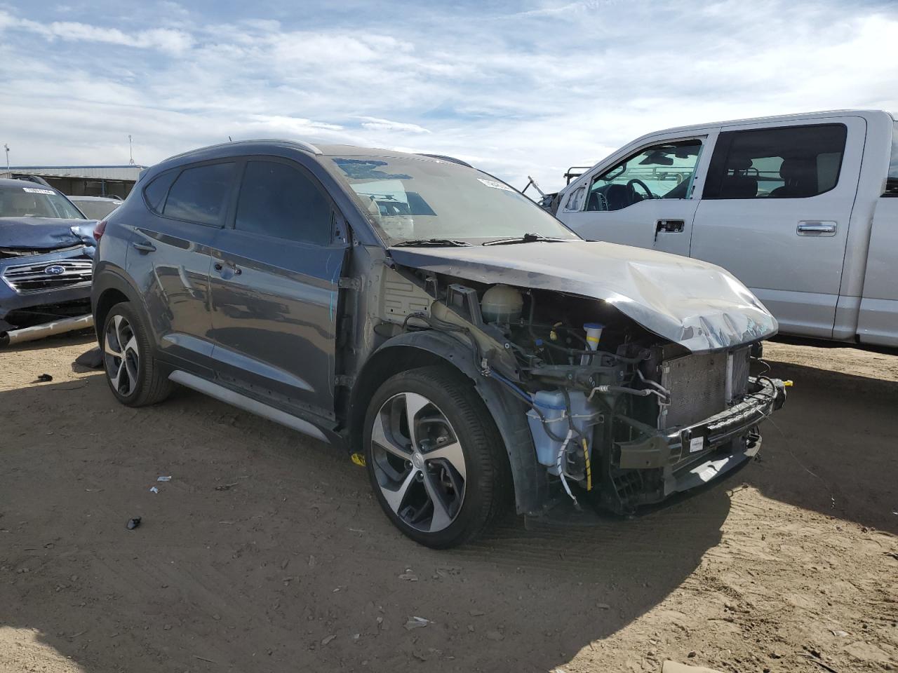 Lot #3028544930 2017 HYUNDAI TUCSON LIM