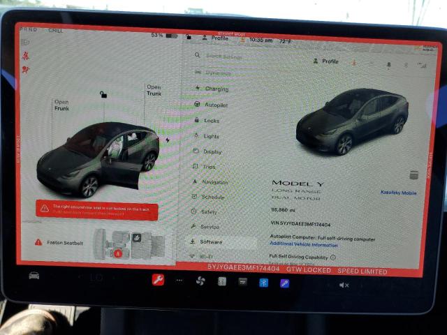 2021 TESLA MODEL Y - 5YJYGAEE3MF174404