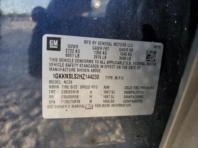 2017 GMC ACADIA SLE - 1GKKNSLS2HZ144230