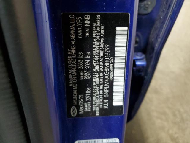 2021 HYUNDAI ELANTRA SE - 5NPLM4AG8MH039299