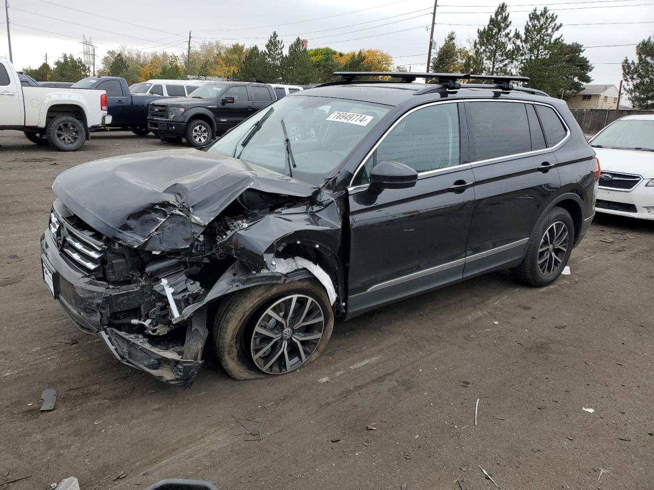 Lot #2928867716 2021 VOLKSWAGEN TIGUAN SE