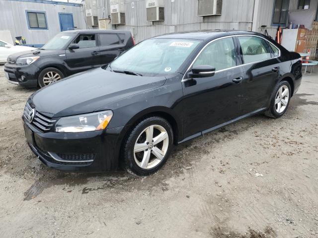 VOLKSWAGEN PASSAT SE 2013 black  gas 1VWBP7A33DC024672 photo #1