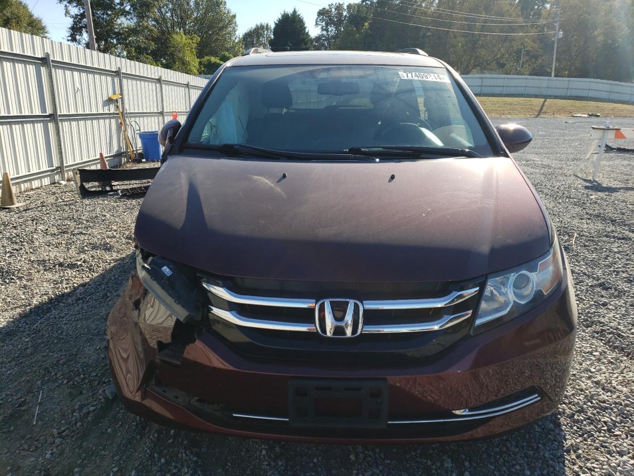 Lot #2938419211 2016 HONDA ODYSSEY EX