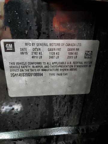 2016 CHEVROLET IMPALA LTZ - 2G1145S35G9106594