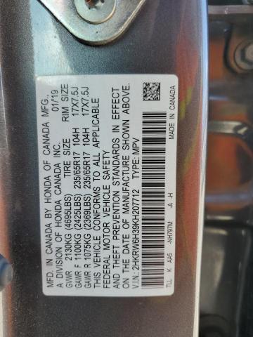 2019 HONDA CR-V LX - 2HKRW6H39KH207712