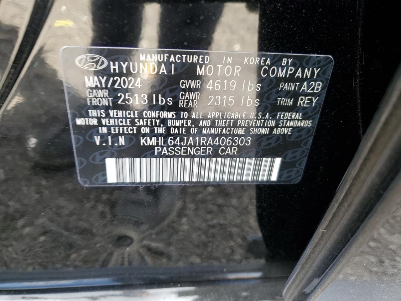 Lot #2969826977 2024 HYUNDAI SONATA SEL