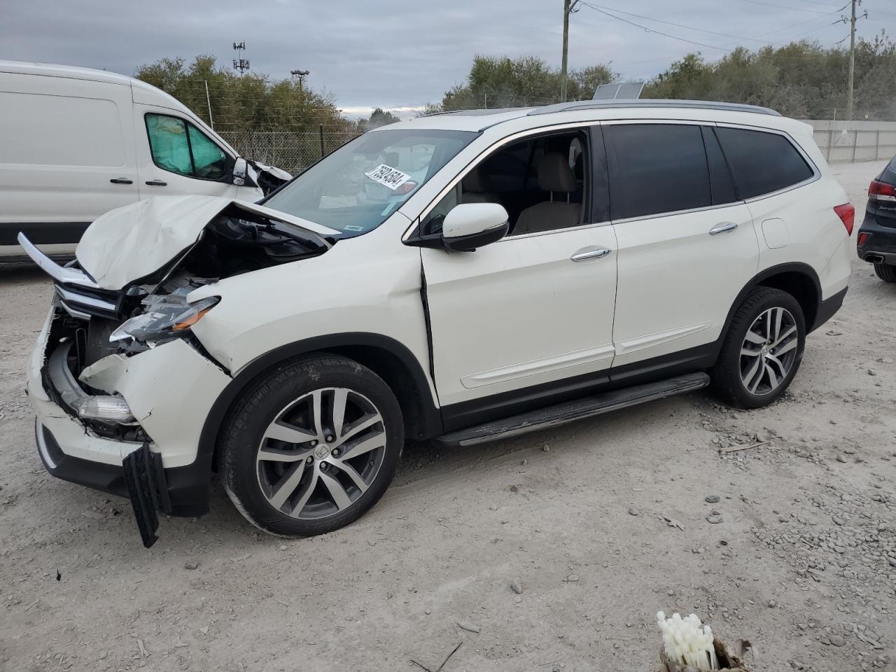 Lot #2918950571 2016 HONDA PILOT ELIT