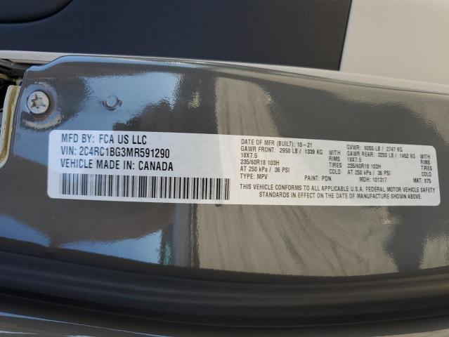 2021 CHRYSLER PACIFICA T - 2C4RC1BG3MR591290