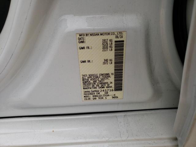 2016 NISSAN ALTIMA 2.5 - 1N4AL3AP6GC245716