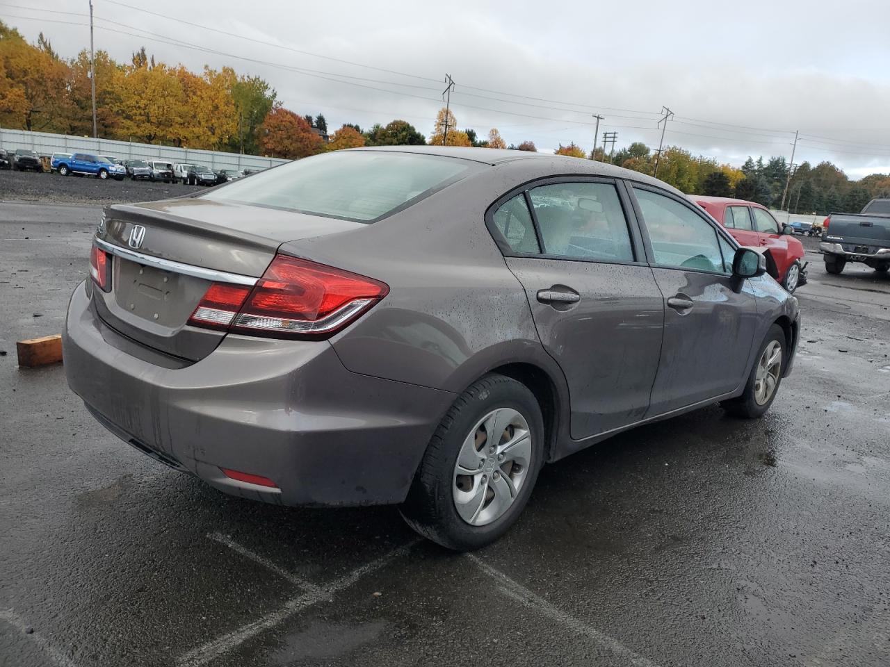 Lot #2938452439 2013 HONDA CIVIC LX