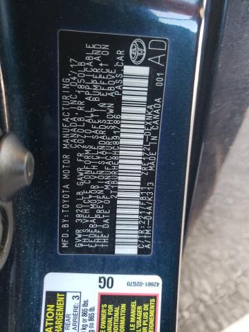 2017 TOYOTA COROLLA L - 2T1BURHE8HC891786