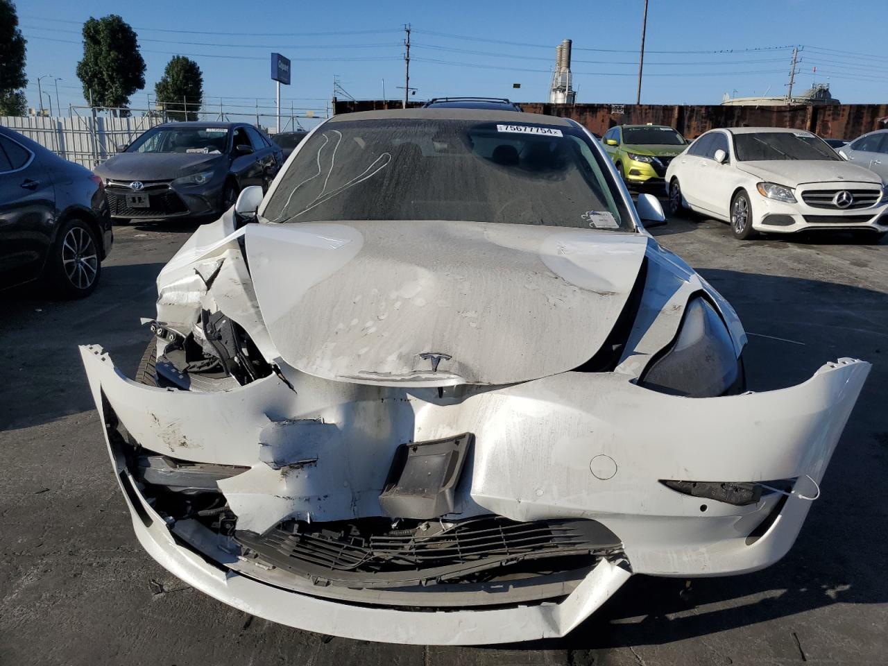 Lot #2972638891 2021 TESLA MODEL 3