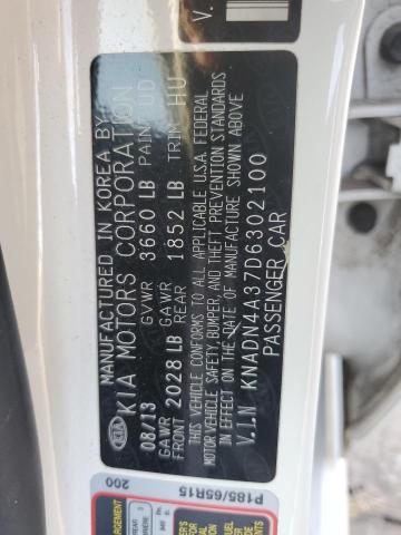 VIN KNADN4A37D6302100 2013 KIA Rio, EX no.12