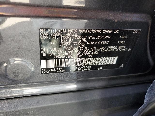 VIN 2T3W1RFV1NW225898 2022 Toyota RAV4, Xle no.13