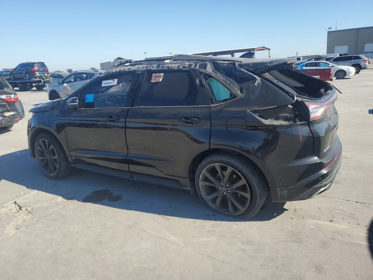 Lot #2923394548 2015 FORD EDGE SPORT