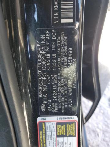 VIN KNADM5A35F6458499 2015 KIA Rio, LX no.12