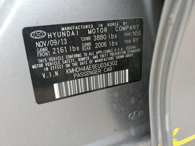 VIN KMHDH4AE9EU034302 2014 Hyundai Elantra, SE no.13