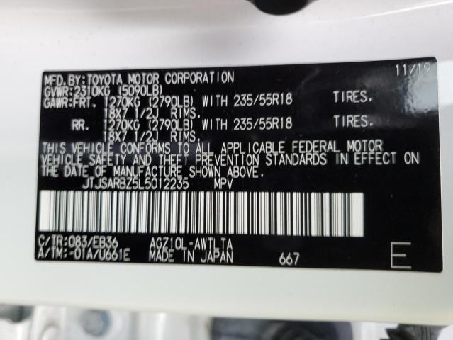 2020 LEXUS NX 300 F S JTJSARBZ5L5012235