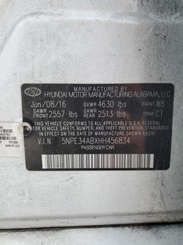 2017 HYUNDAI SONATA SPO - 5NPE34ABXHH456834