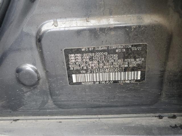 2021 SUBARU WRX - JF1VA1A69M9804817