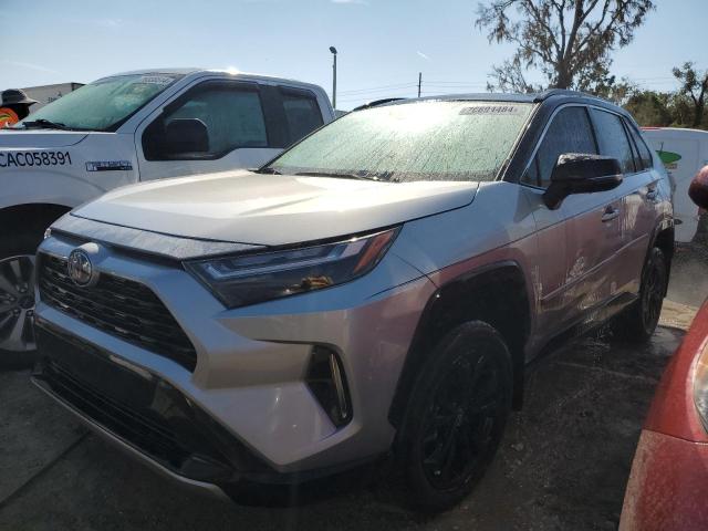 TOYOTA RAV4 XSE 2023 silver  hybrid engine 2T3E6RFV8PW041753 photo #1