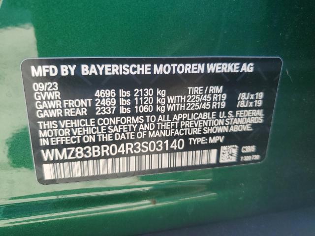 2024 MINI COOPER S C WMZ83BR04R3S03140