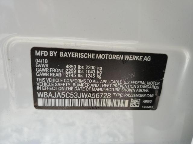 2018 BMW 530 I - WBAJA5C53JWA56728
