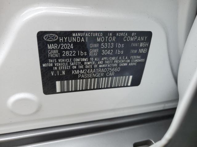 2024 HYUNDAI IONIQ 6 SE - KMHM24AA1RA075660
