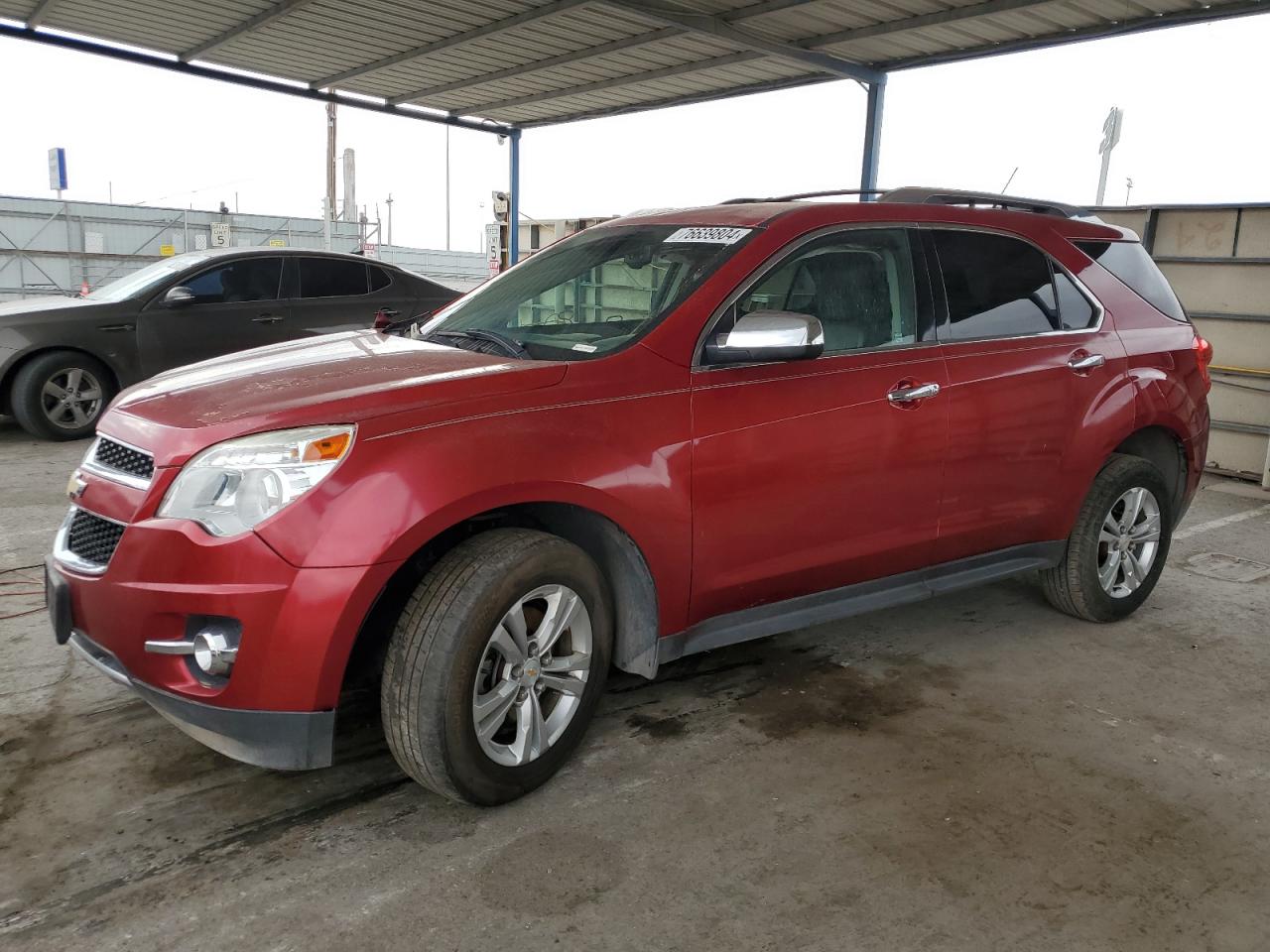 CHEVROLET EQUINOX LT 2013 red 4dr spor gas 1GNFLGEK4DZ105251 photo #1