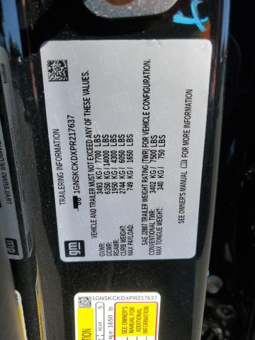 2023 CHEVROLET SUBURBAN K - 1GNSKCKDXPR217637
