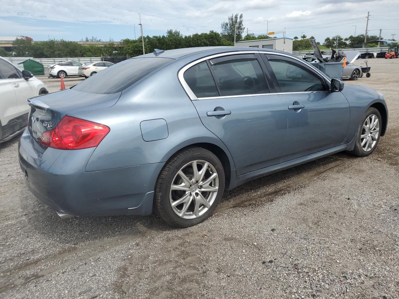 INFINITI G37 2009 blue  gas JNKCV61F79M358642 photo #4