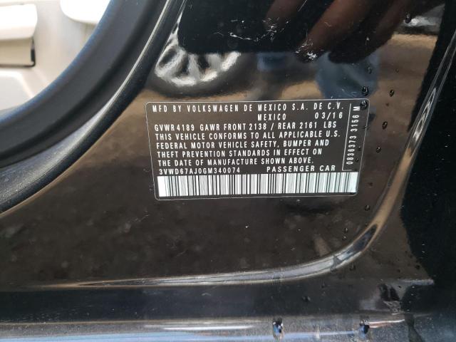 2016 VOLKSWAGEN JETTA SE - 3VWD67AJ0GM340074