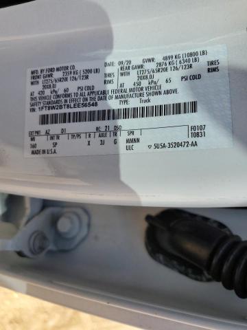 2020 FORD F250 SUPER - 1FT8W2BT8LEE56548