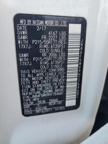 2017 NISSAN JUKE S - JN8AF5MV9HT754681