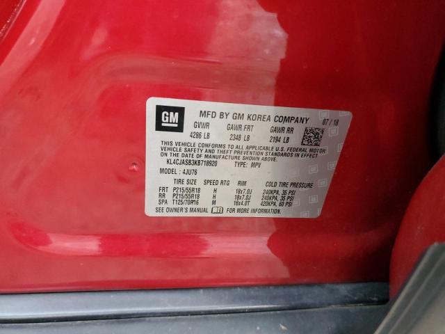 2019 BUICK ENCORE PRE - KL4CJASB3KB718920