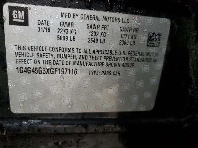 2016 BUICK LACROSSE S 1G4G45G3XGF197116