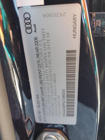 2018 AUDI A3 PREMIUM - WAUAUGFF6J1086243