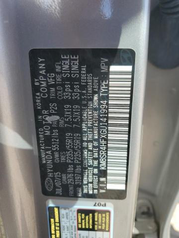 2016 HYUNDAI SANTA FE S - KM8SR4HFXGU141994