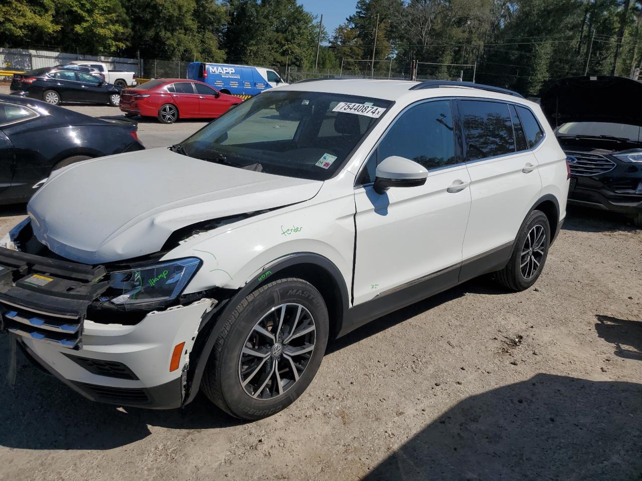 Lot #2986727279 2021 VOLKSWAGEN TIGUAN SE