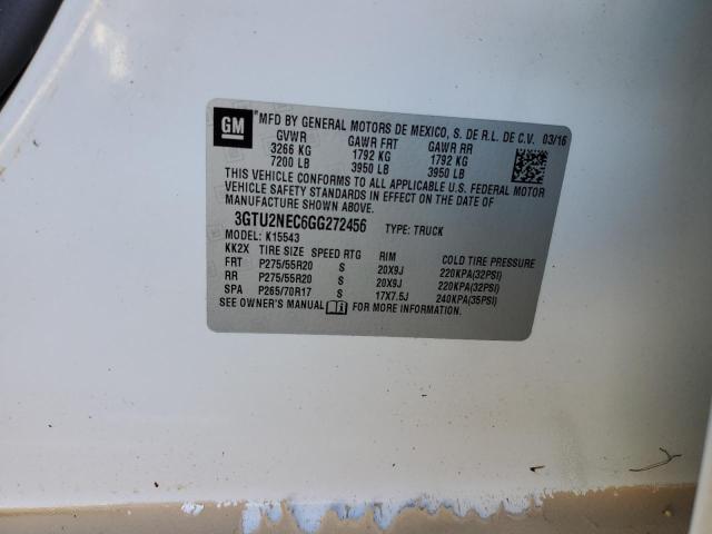 2016 GMC SIERRA K15 - 3GTU2NEC6GG272456