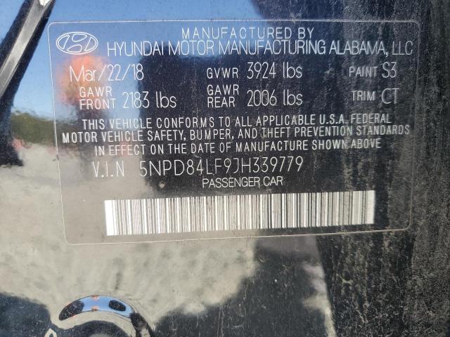 VIN 5NPD84LF9JH339779 2018 Hyundai Elantra, Sel no.12