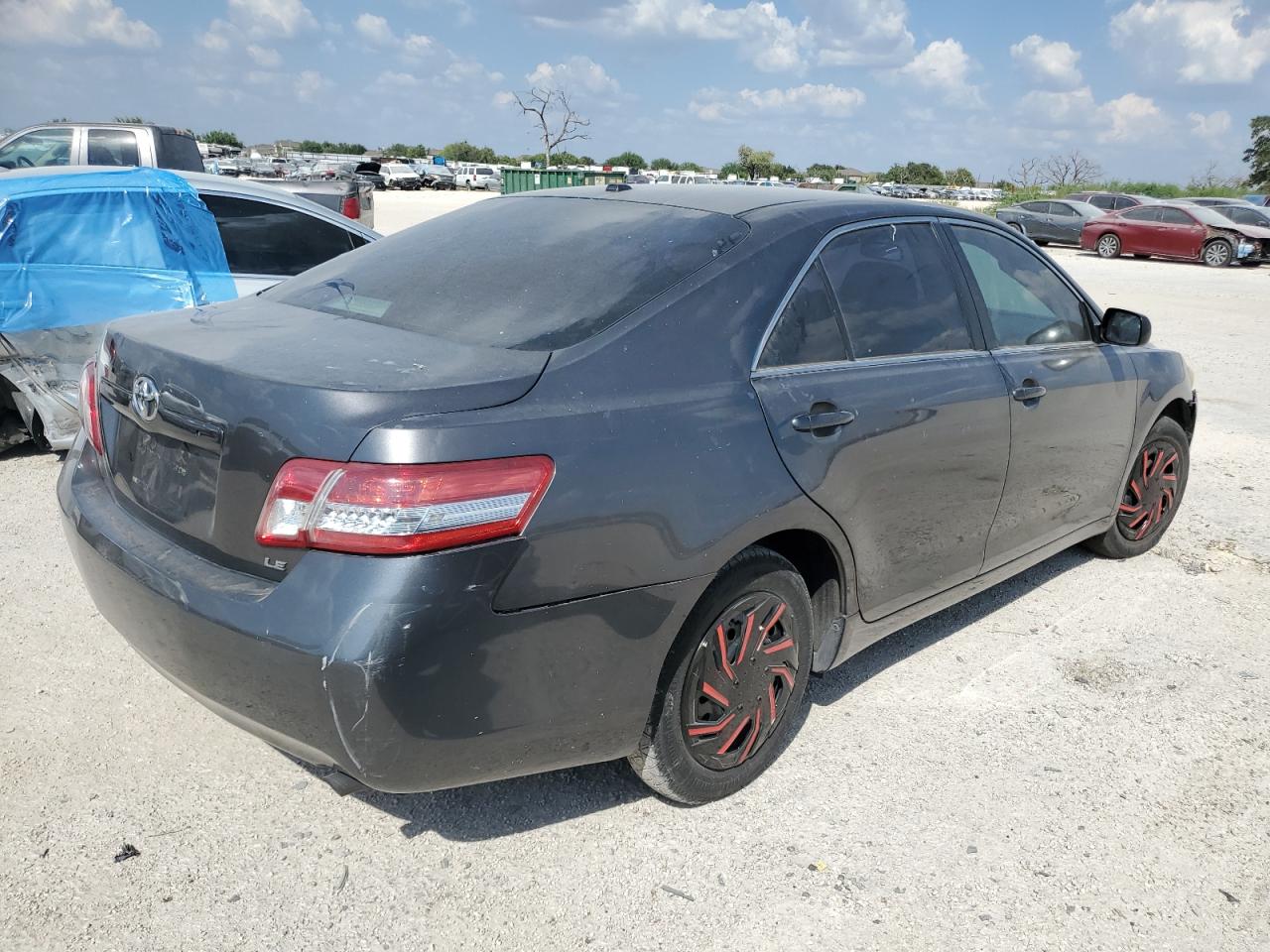 TOYOTA CAMRY BASE 2011 gray sedan 4d gas 4T4BF3EK6BR098922 photo #4