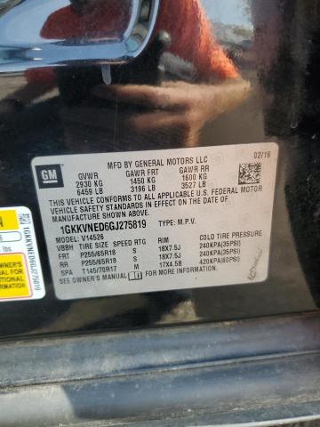2016 GMC ACADIA SLE - 1GKKVNED6GJ275819