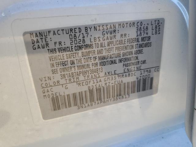 2017 NISSAN SENTRA S - 3N1AB7AP8HY384813