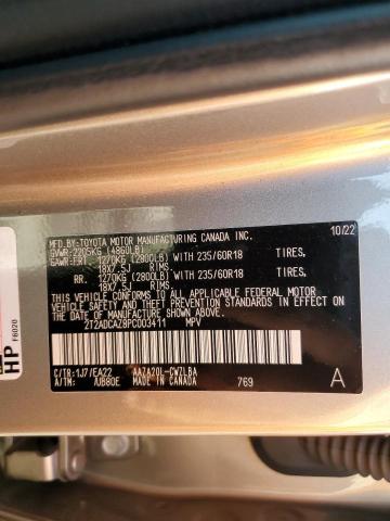 2023 LEXUS NX 250 2T2ADCAZ8PC003411