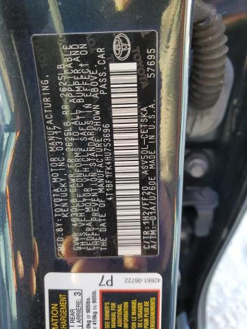 2017 TOYOTA CAMRY LE - 4T1BF1FK4HU753696